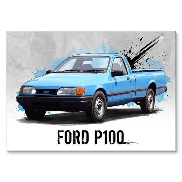 Plakat z metalu Ford P100
